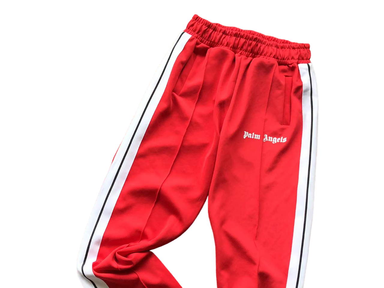 Palm Angels Trousers red