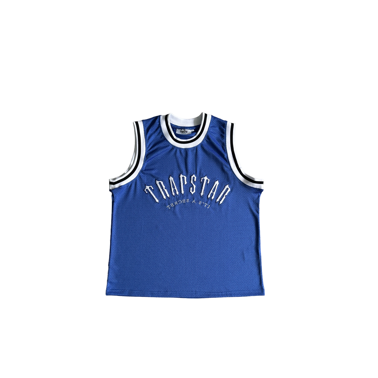 Trapstar arch basketball vest blue