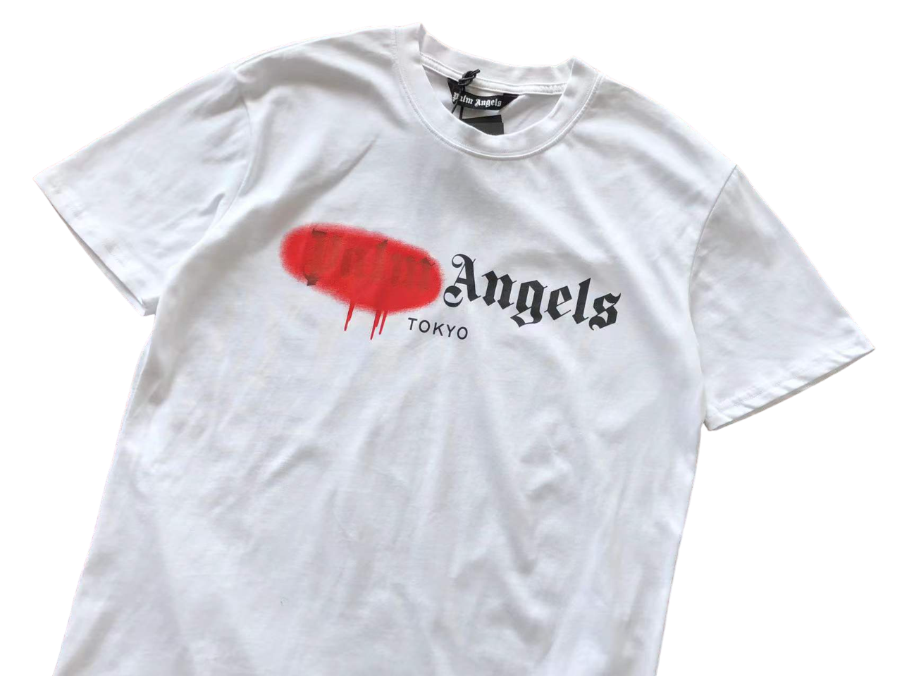 Palm Angels red spray tee