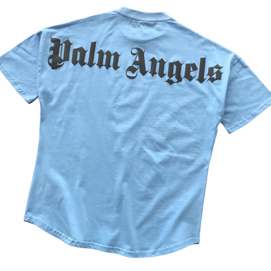 Palm Angels blue back logo