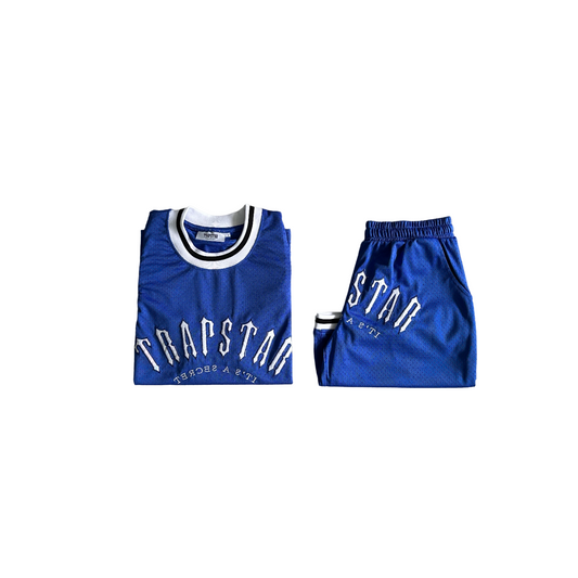 Trapstar arch basketball vest blue