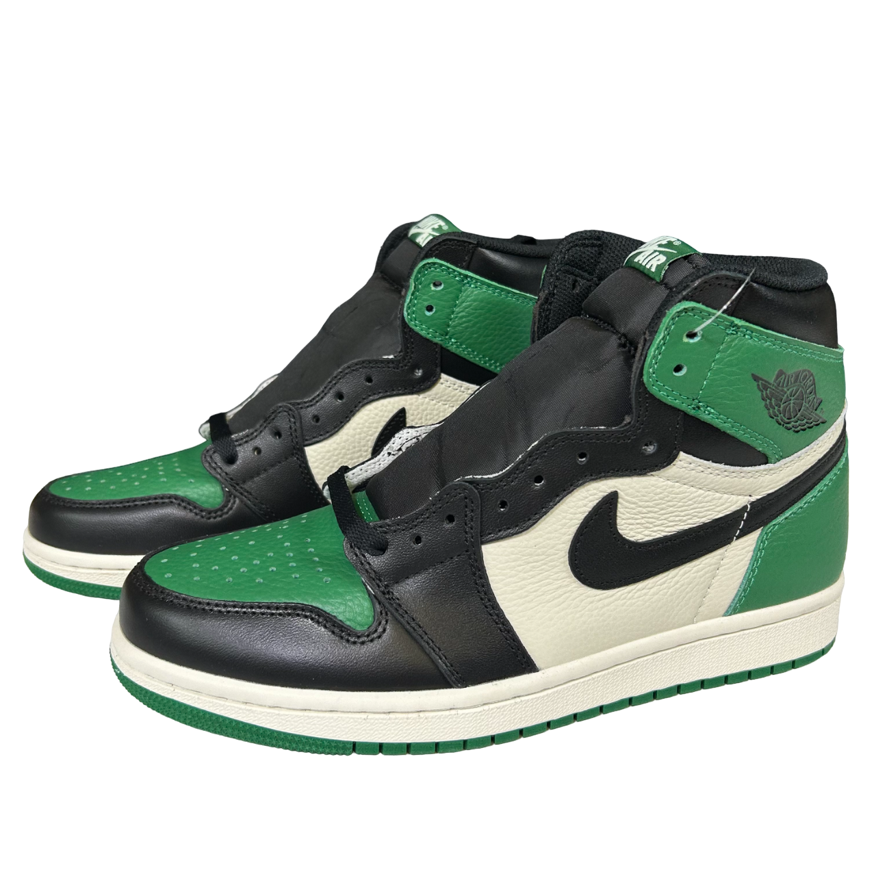 Jordan 1 high green toe