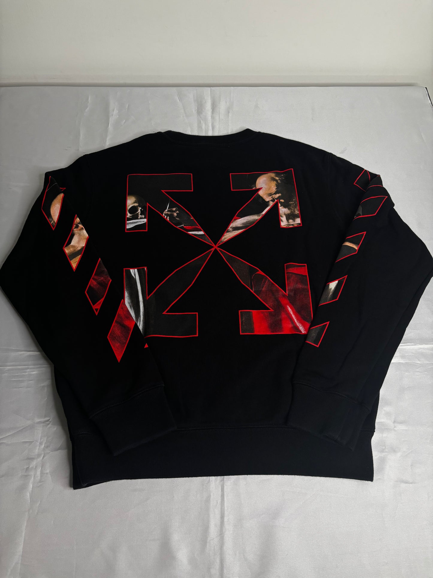 Felpa Off-White ‘’Caravaggio’’ -Size L-Nera-Condizioni 9/10