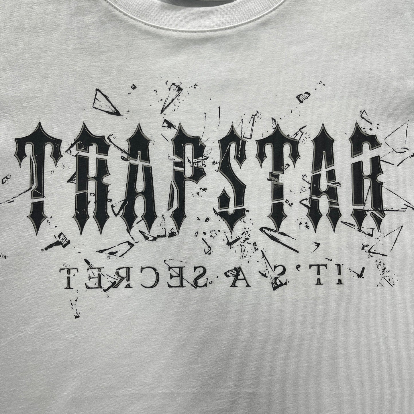 Trapstar broken lens tee white - CopDripStar