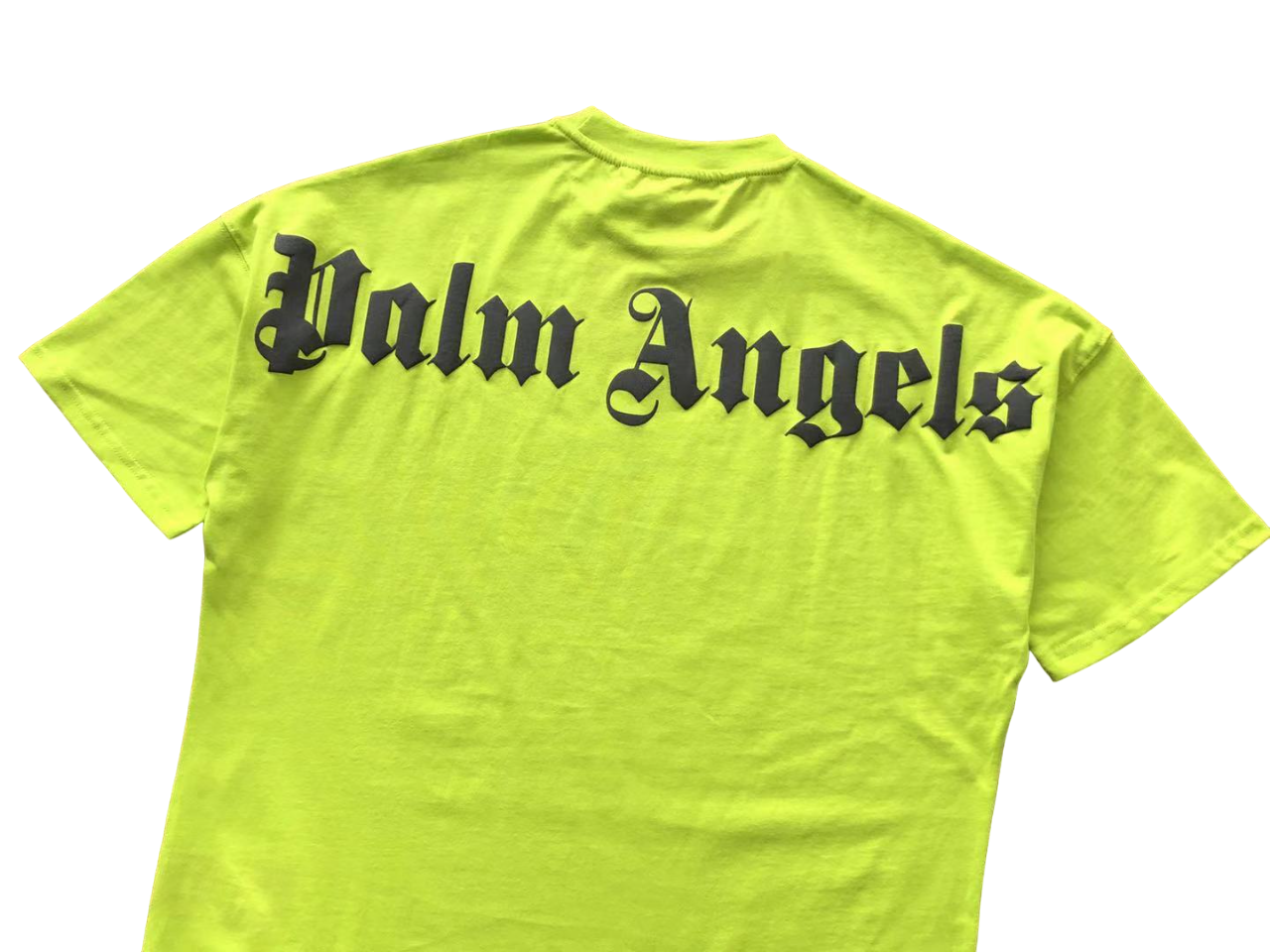 Palm Angels light green back logo