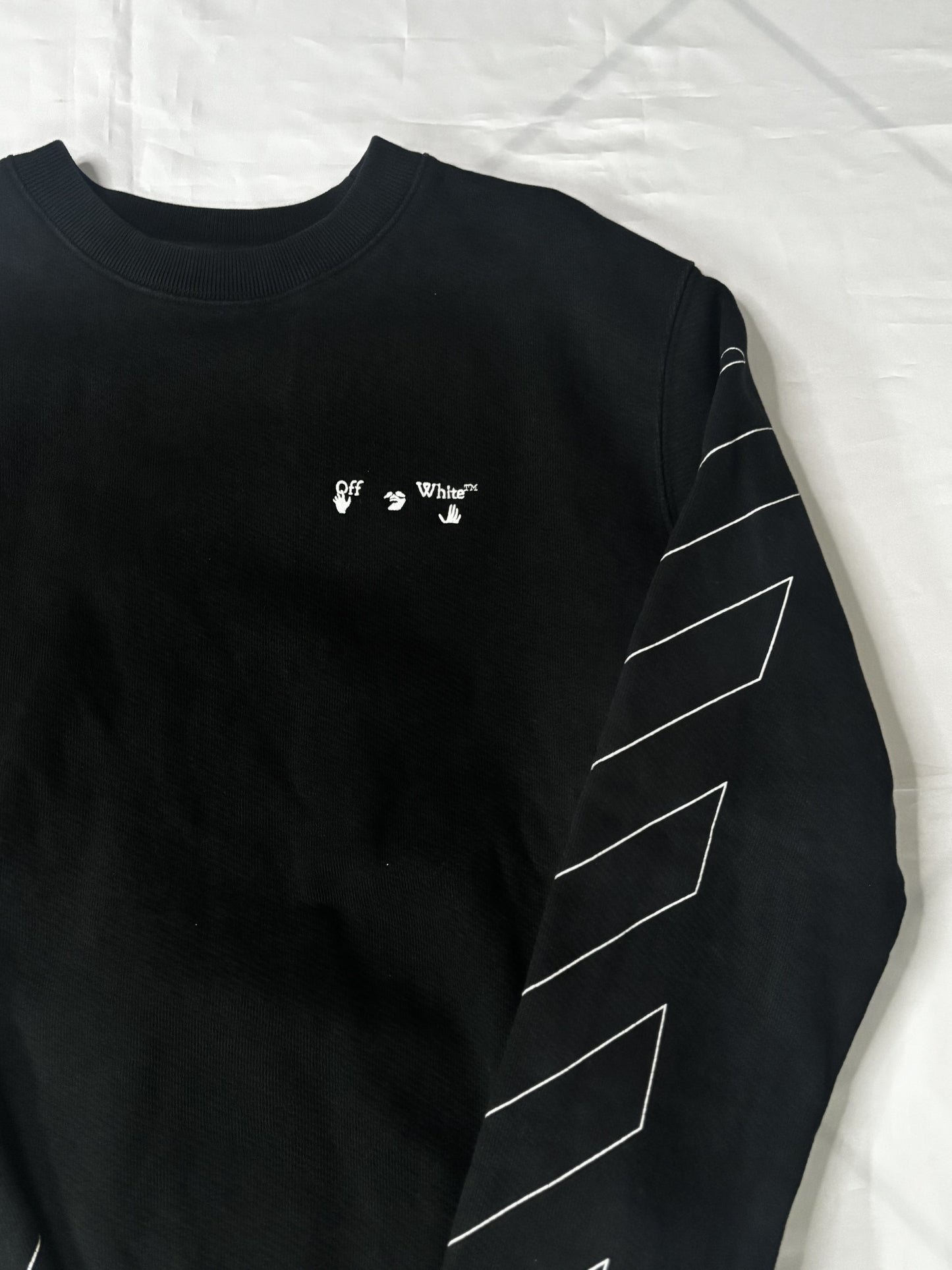 Felpa Off-White-Size S-Nera-Condizioni 9/10