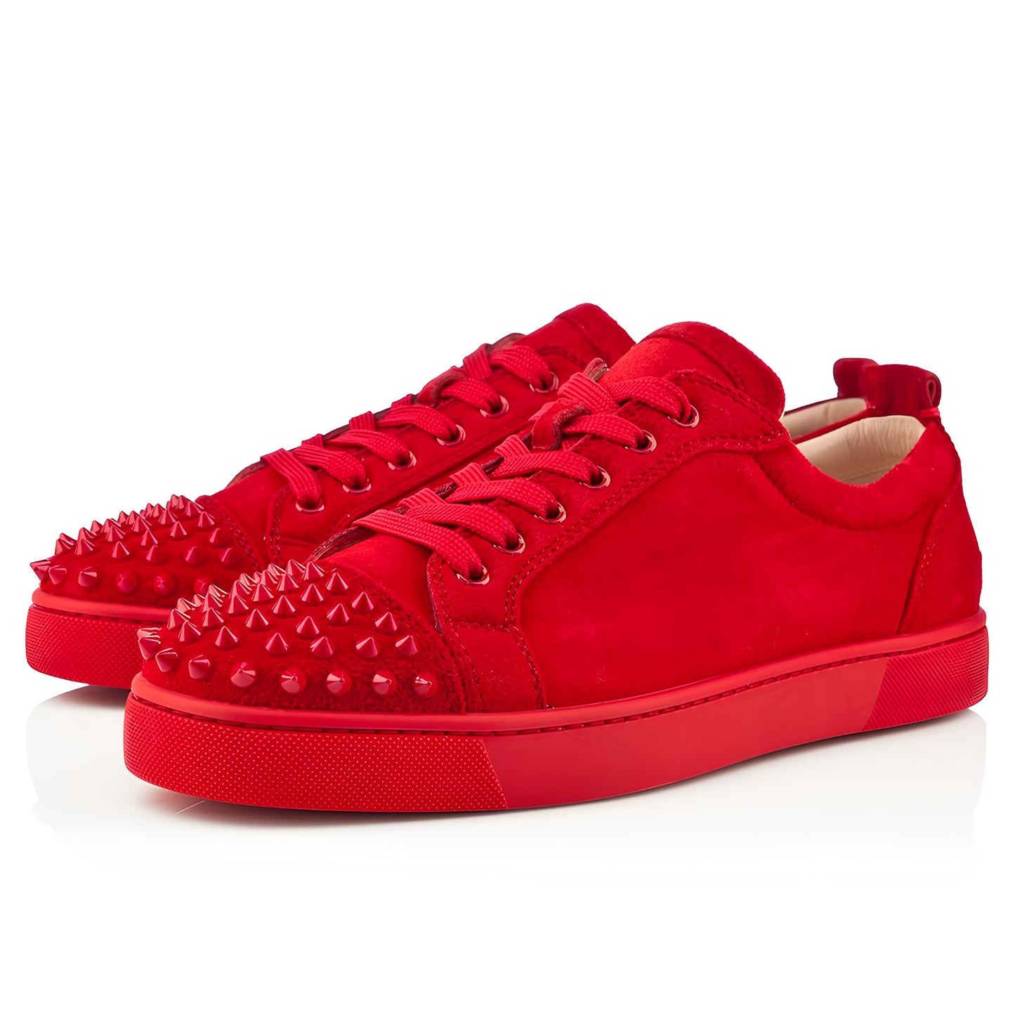 Louis Junior spikes in suede red