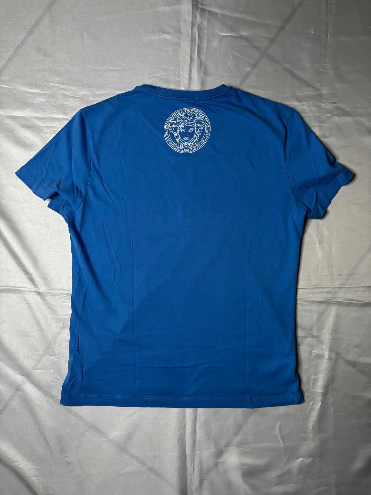 T-Shirt Versace- Size S-Blu-Condizioni 7,5/10