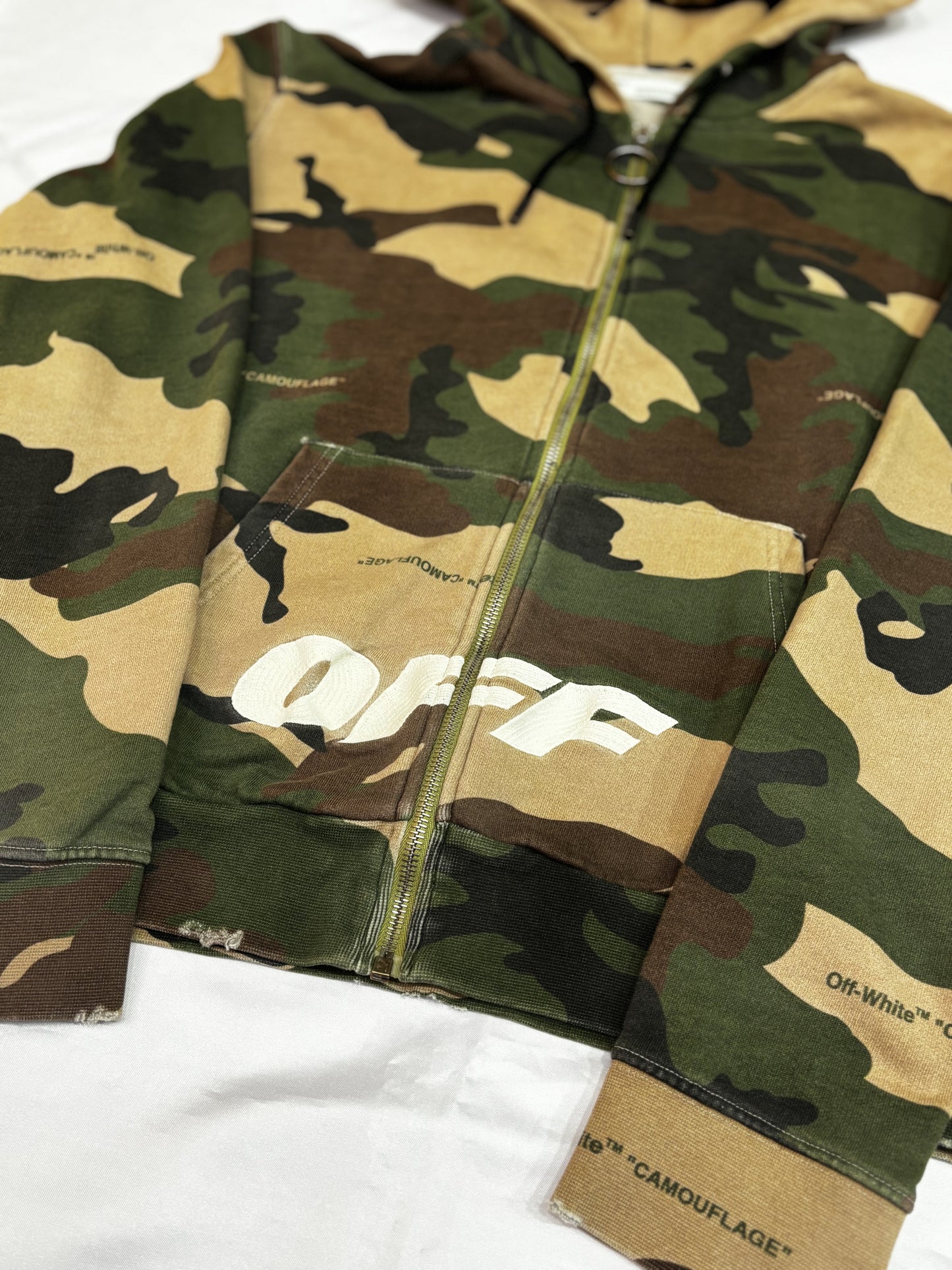 Felpa Off-White-Size M-Camo-Condizioni 9/10