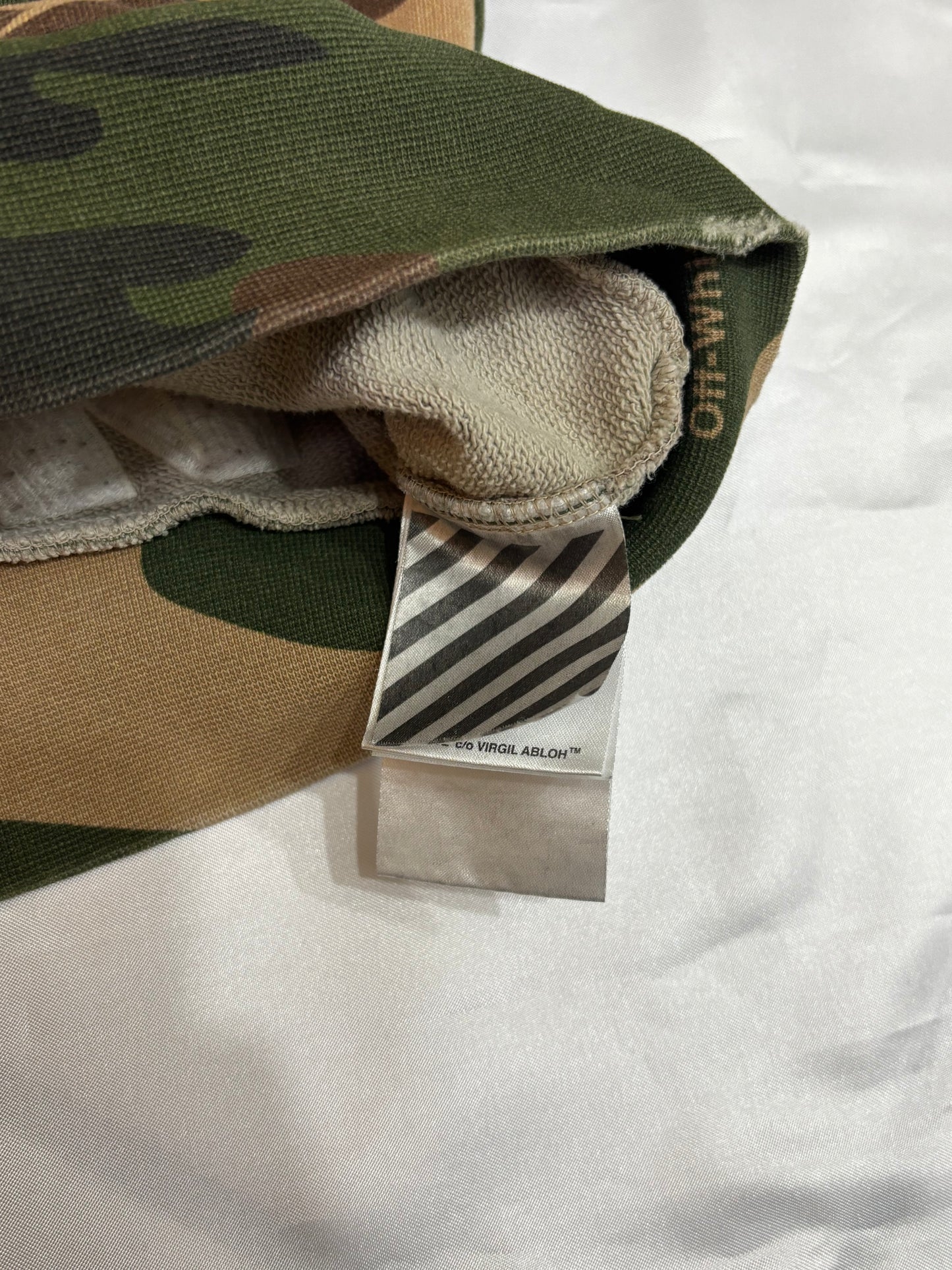 Felpa Off-White-Size M-Camo-Condizioni 9/10