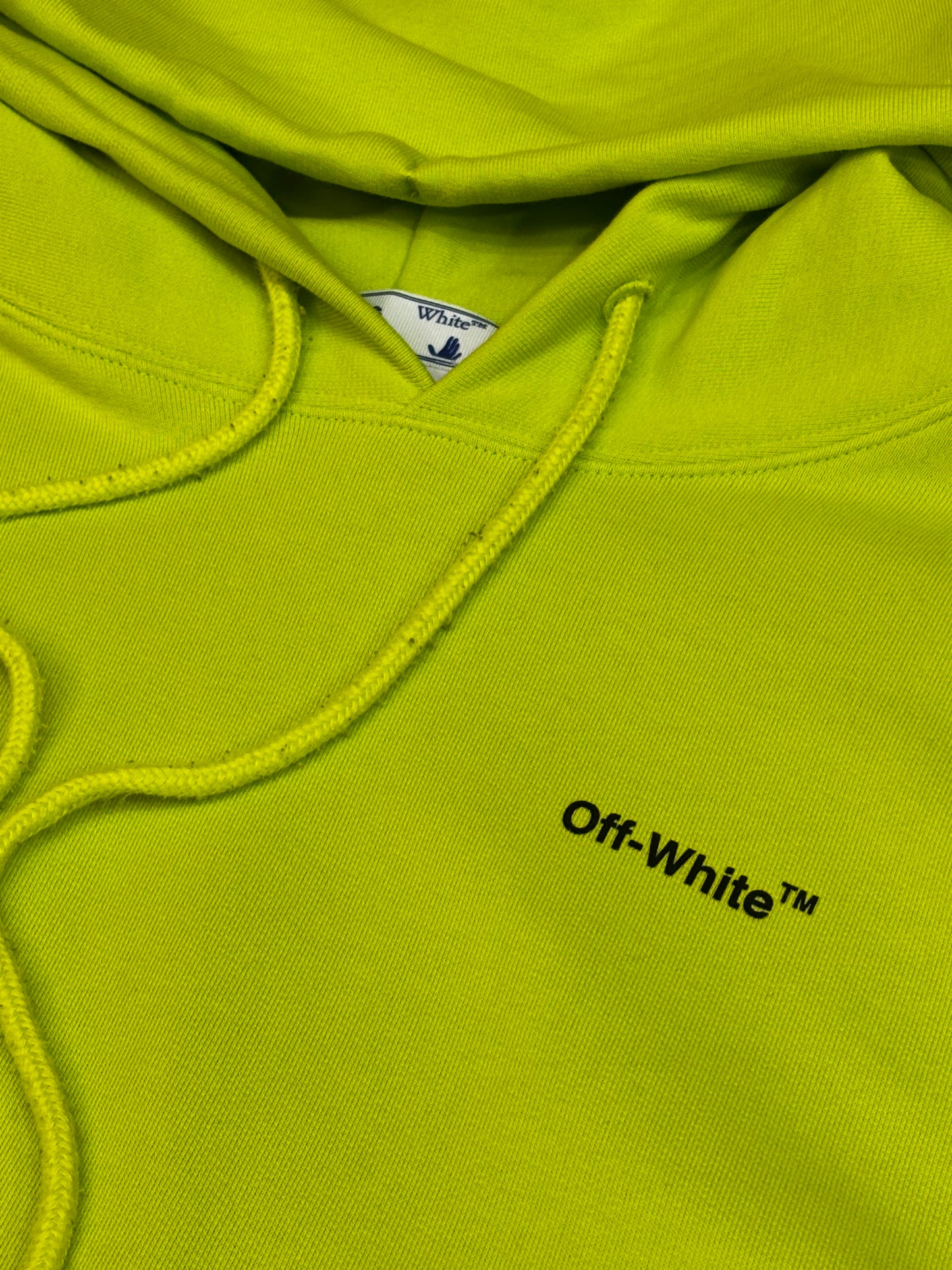 Felpa Off-White-Size XL-Lime-Condizioni 9/10