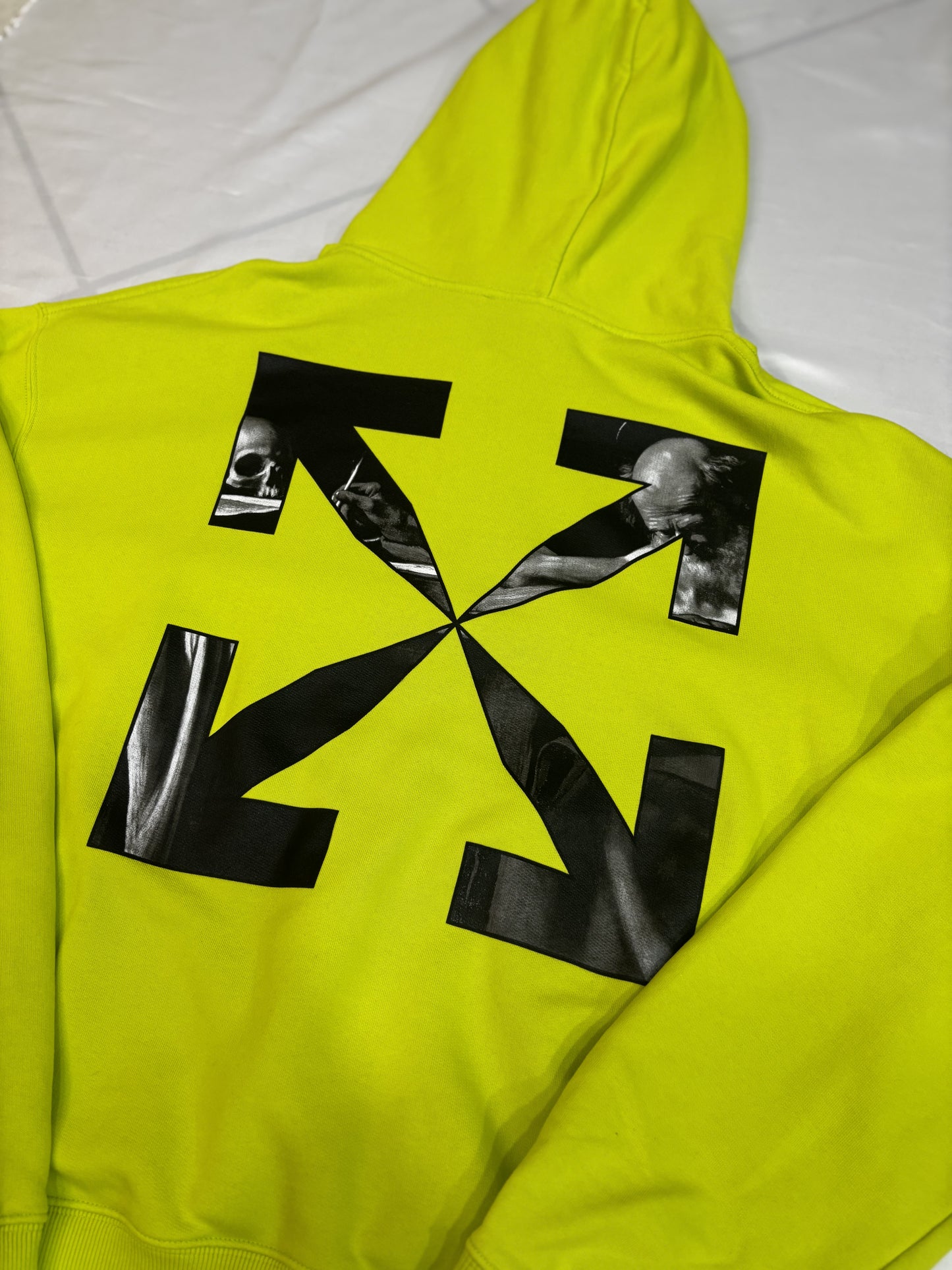 Felpa Off-White-Size XL-Lime-Condizioni 9/10