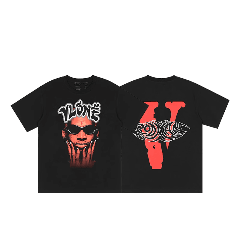 Vlone x Rodman black tee