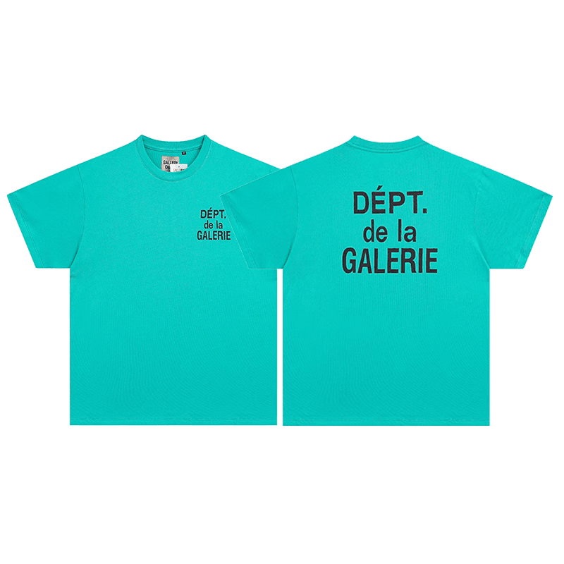 ''Dept de la Galerie'' OG tee cyan/black