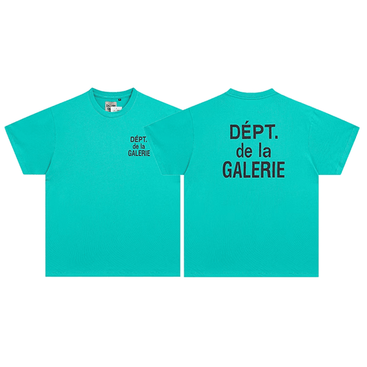 ''Dept de la Galerie'' OG tee cyan/black