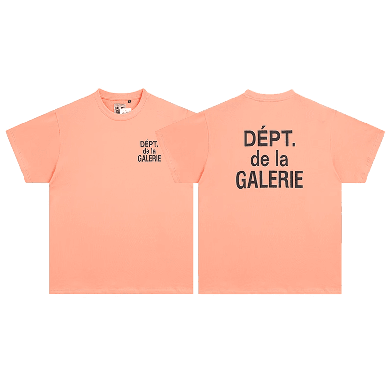 ''Dept de la Galerie'' OG tee peach/black