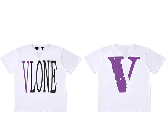 Vlone White vlone purple V