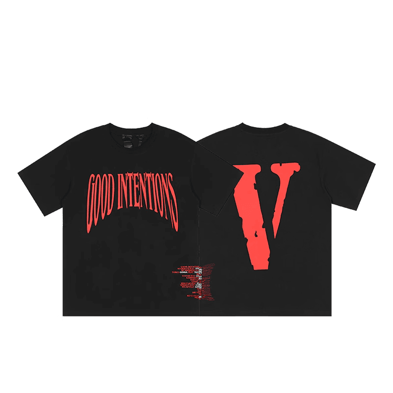 Vlone ''good intentions'' black tee