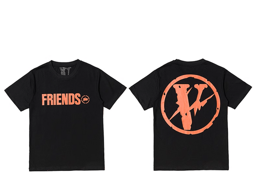 Vlone Black friends lightning