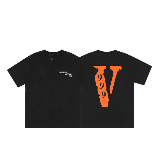 Vlone x Juice wrld black tee