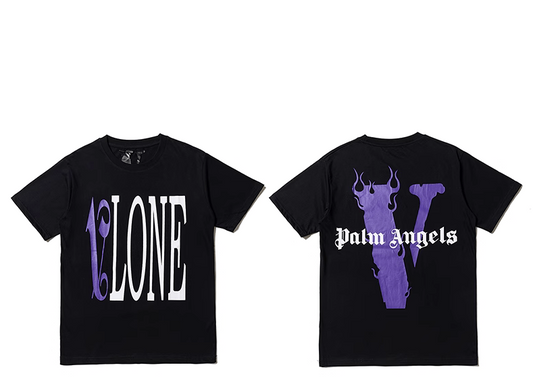 Vlone black X Palm Angels