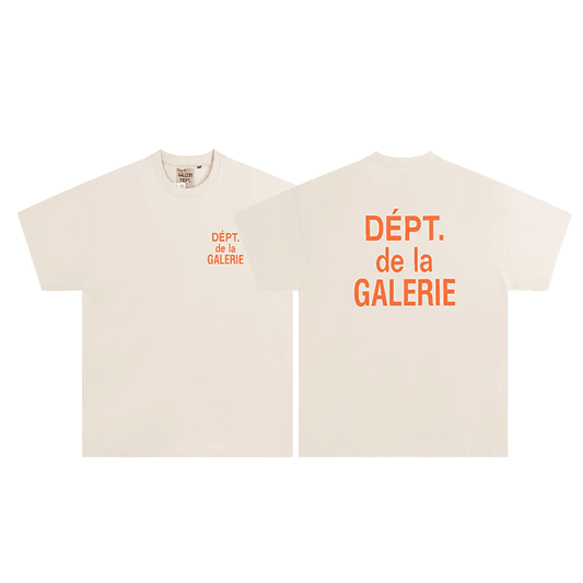 ''Dept de la Galerie'' OG tee cream/orange