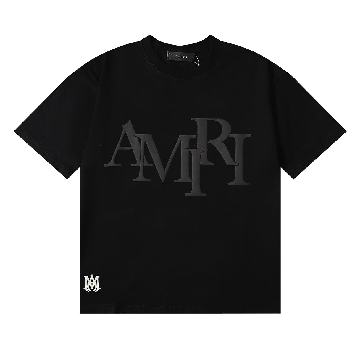 Amiri all black puff print tee