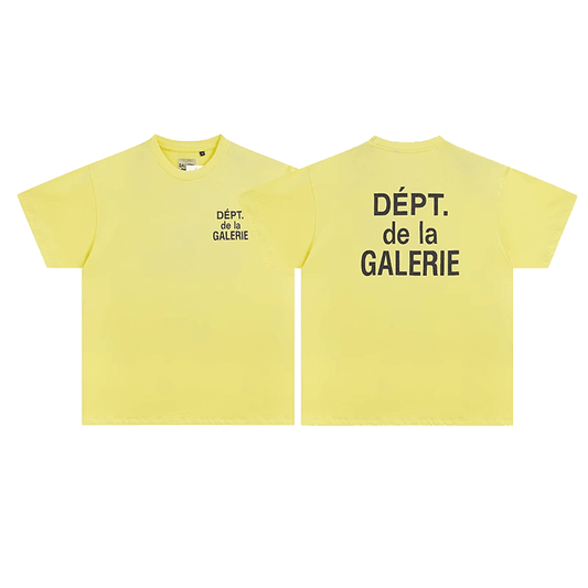 ''Dept de la Galerie'' OG tee yellow/black