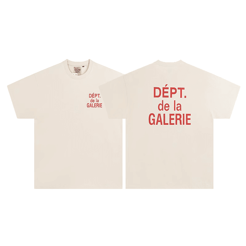 ''Dept de la Galerie''OG tee cream/red