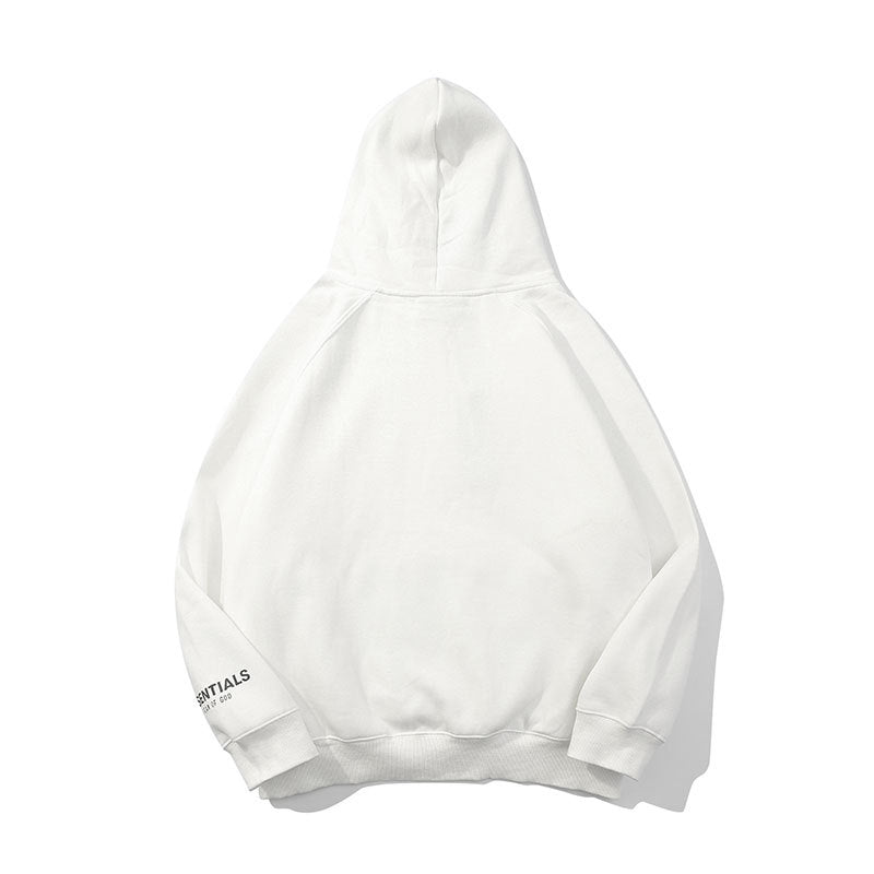 Essentials white hoodie