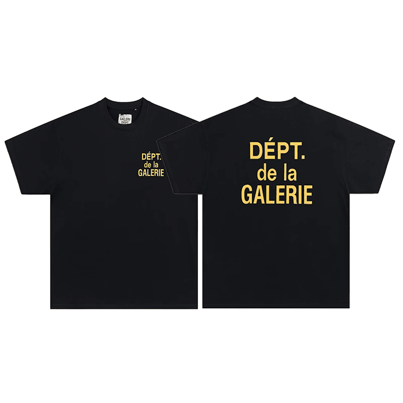 ''Dept de la Galerie'' OG tee black/yellow