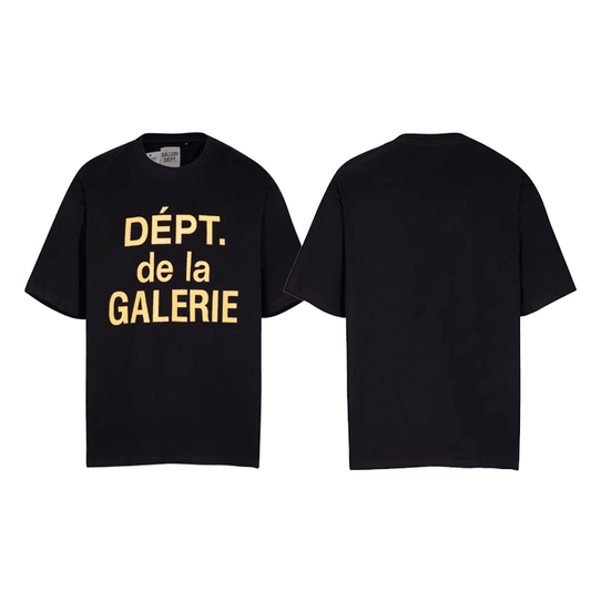 ''Dept de la Galerie'' OG tee black/yellow