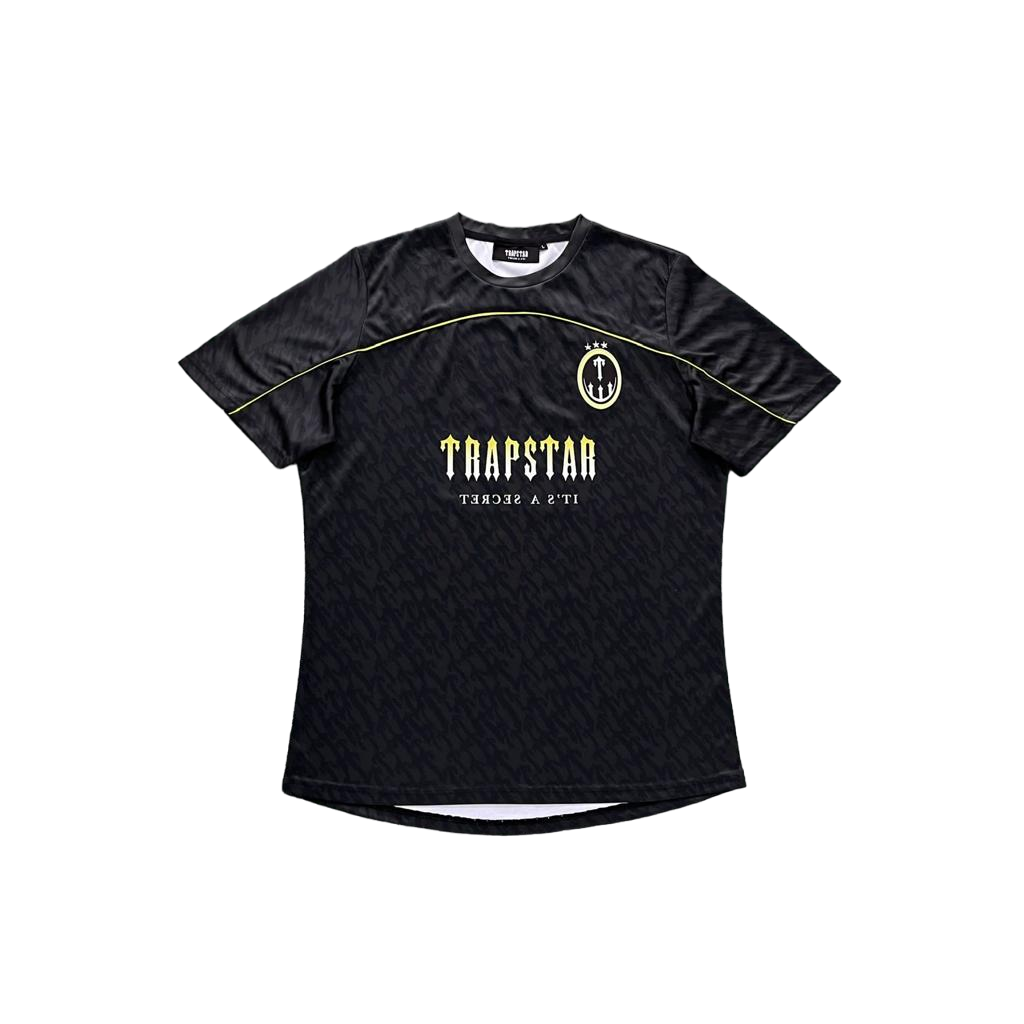 Trapstar black-lime football jersey - CopDripStar