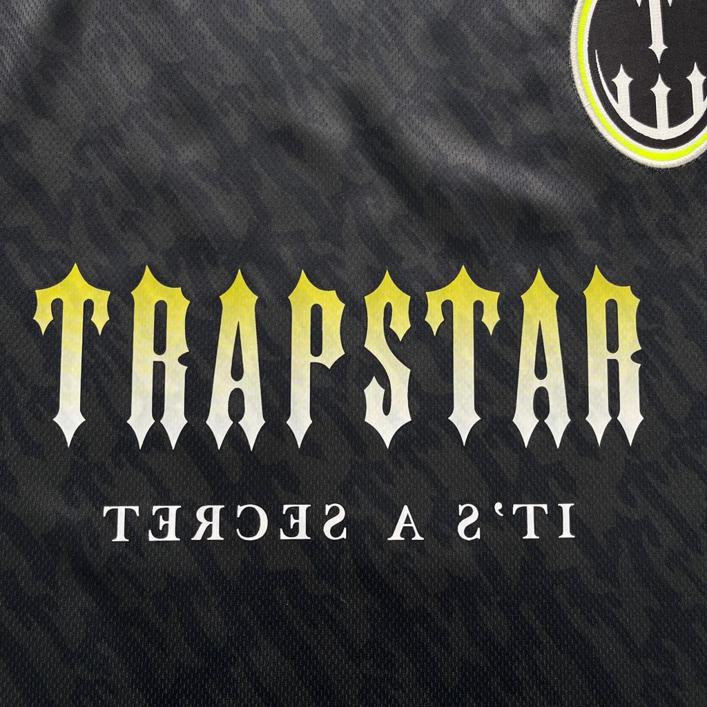 Trapstar black-lime football jersey - CopDripStar