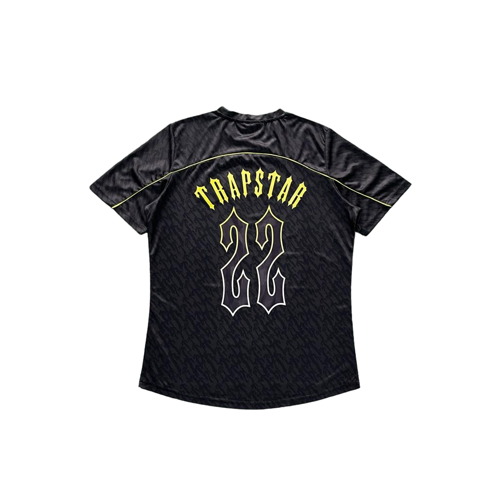 Trapstar black-lime football jersey - CopDripStar