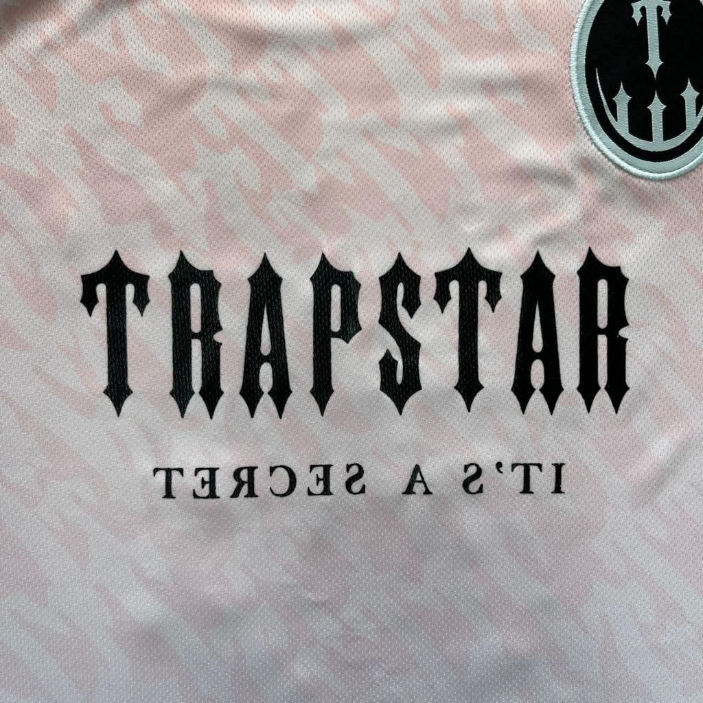 Trapstar white/pink football jersey - CopDripStar