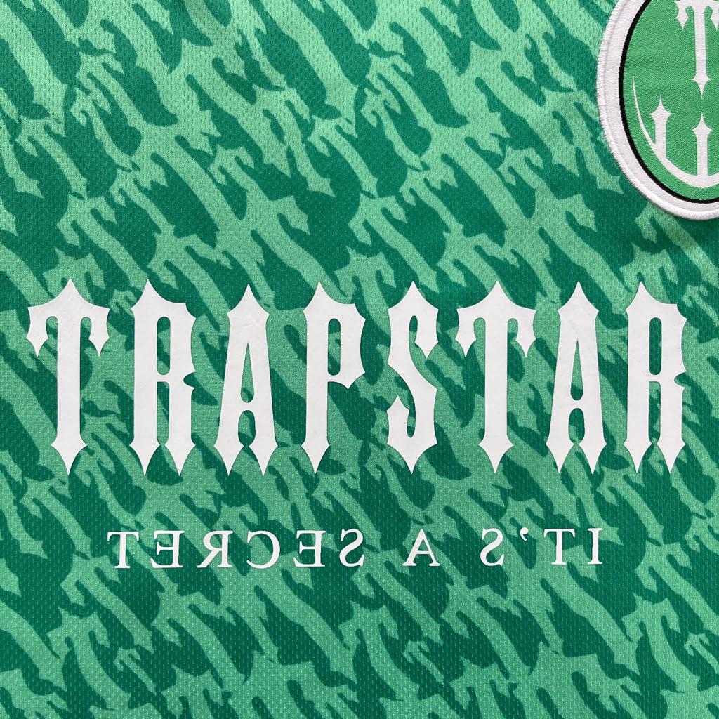 Trapstar green football jersey - CopDripStar