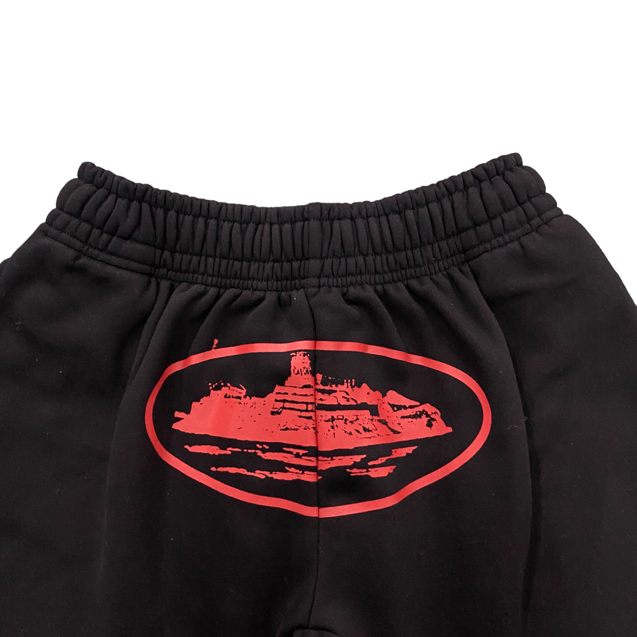 corteiz basic shorts black/red - CopDripStar