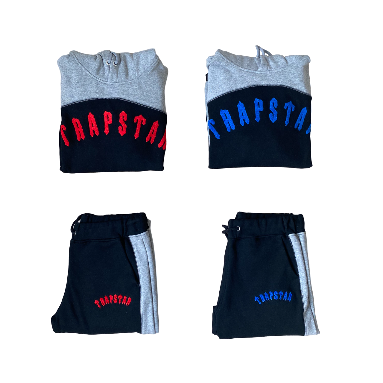 Trapstar irongate tracksuit black/red and black/blue - CopDripStar