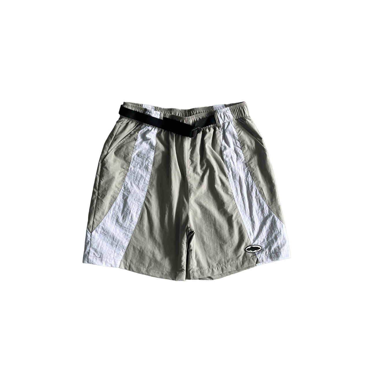 corteiz shorts alcatraz sun & rain gray - CopDripStar