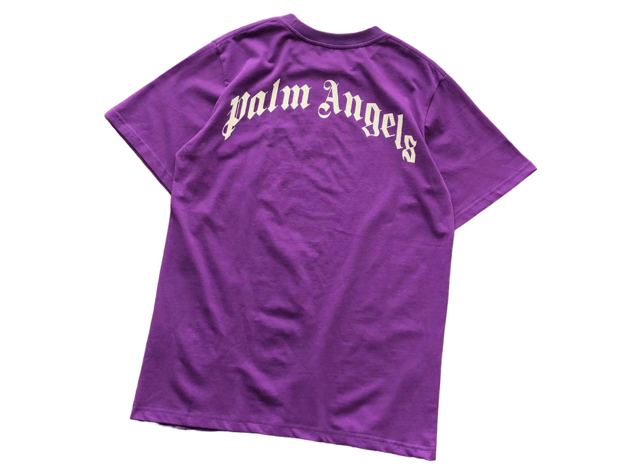 Palm Angels purple bear shirt