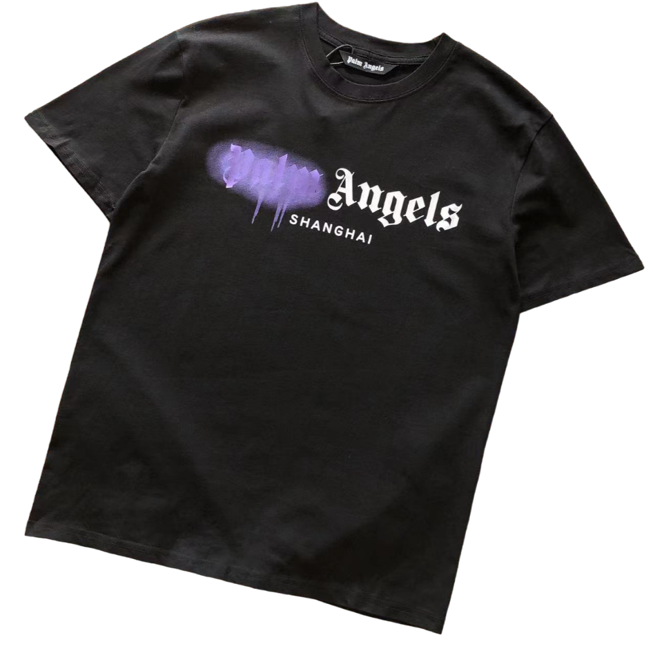 Palm Angels purple spray tee