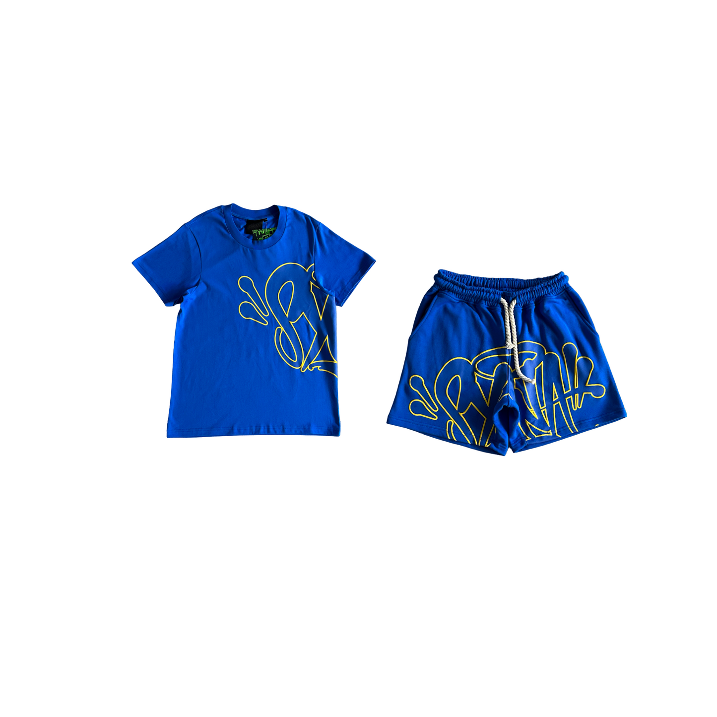 Syna world blue/yellow short set