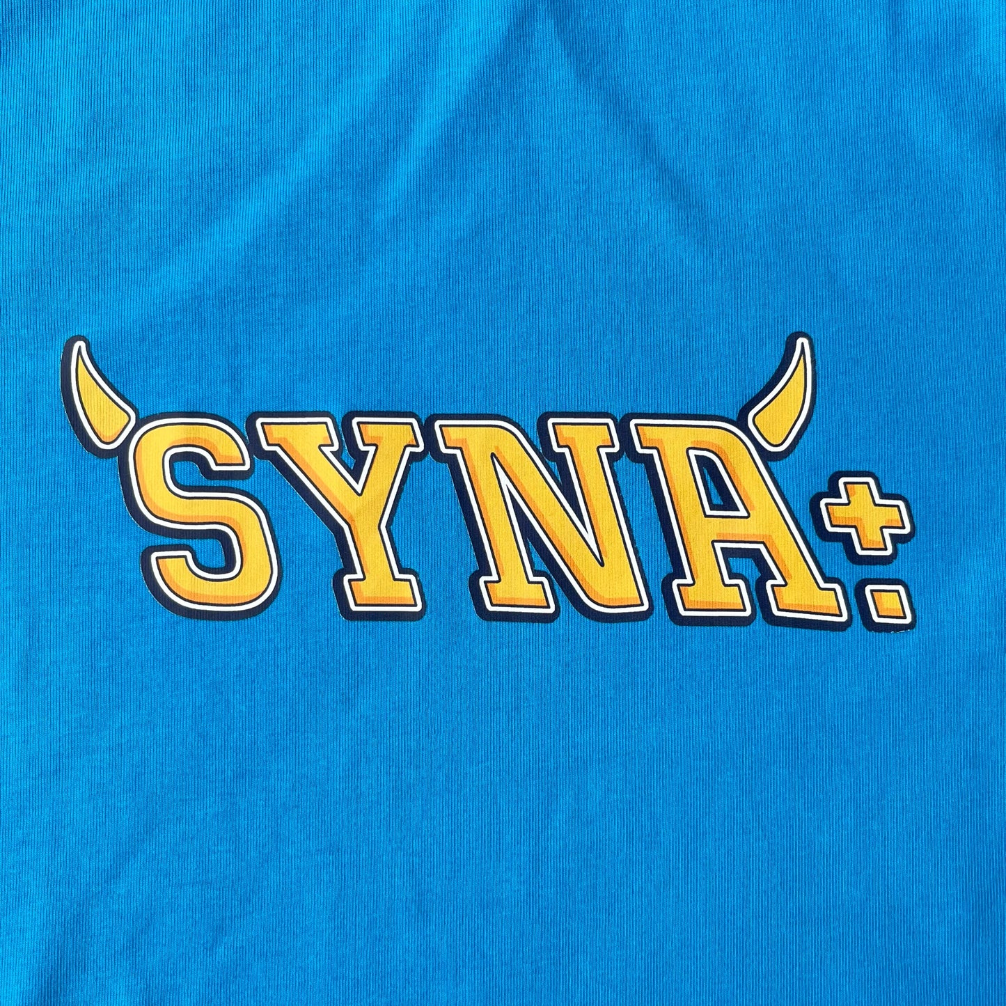 Syna cigarettes tee blue