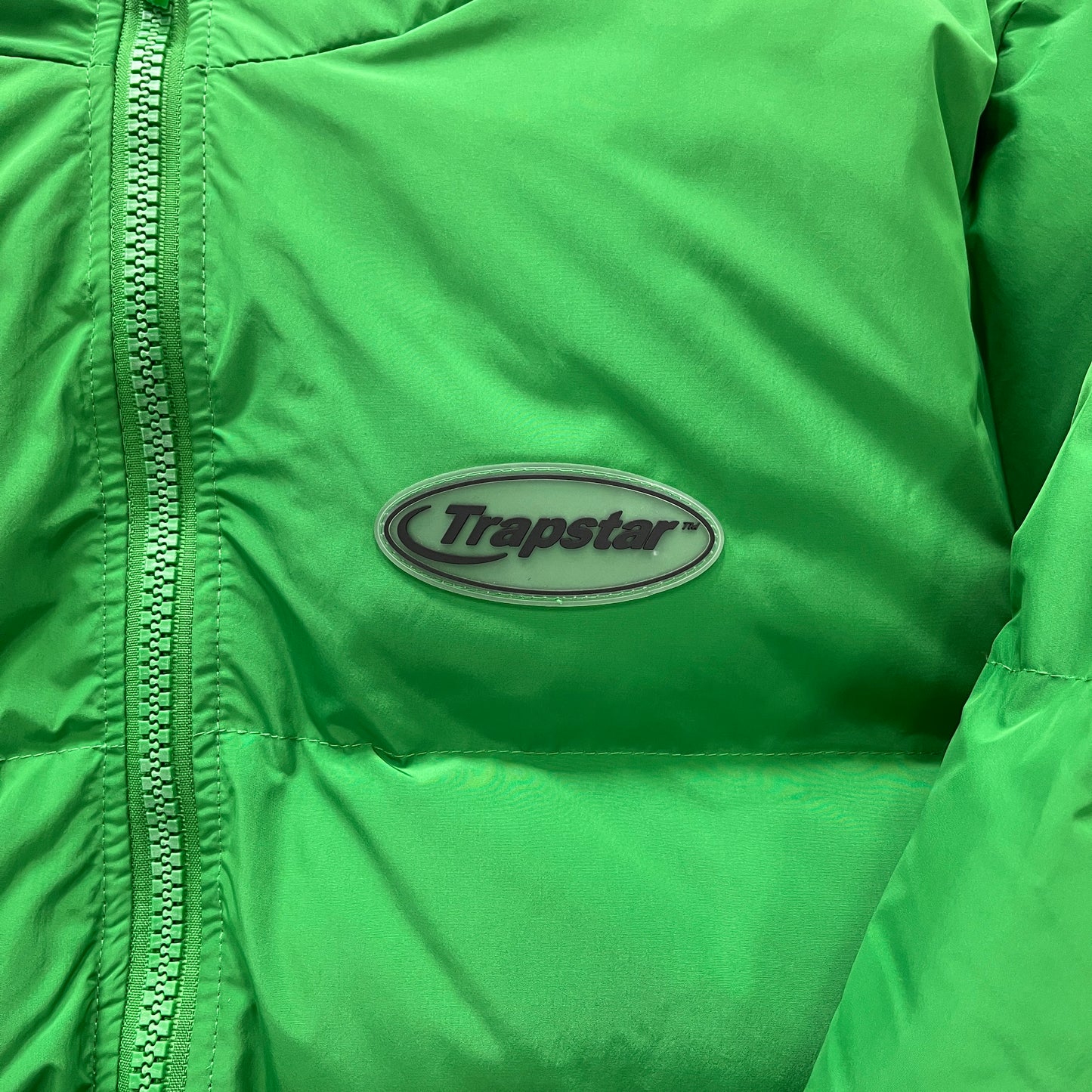 Trapstar puffer jacket green