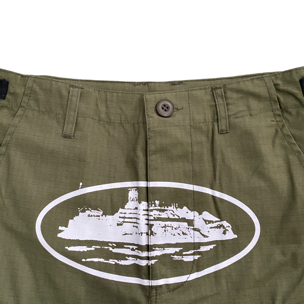 cargo shorts corteiz brown/white - CopDripStar