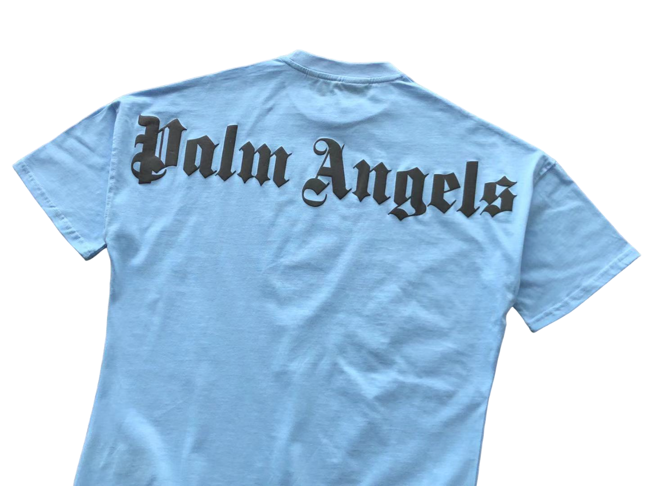 Palm Angels blue back logo