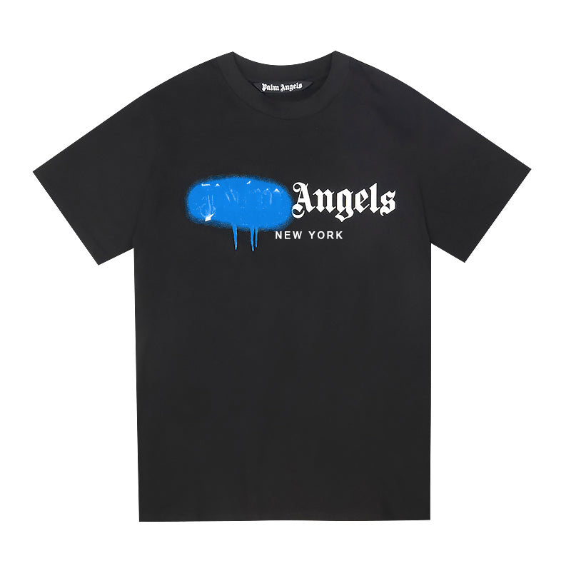 Palm Angels blue spray tee