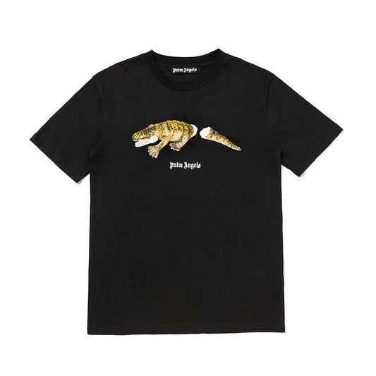 palm Angels alligator black tee