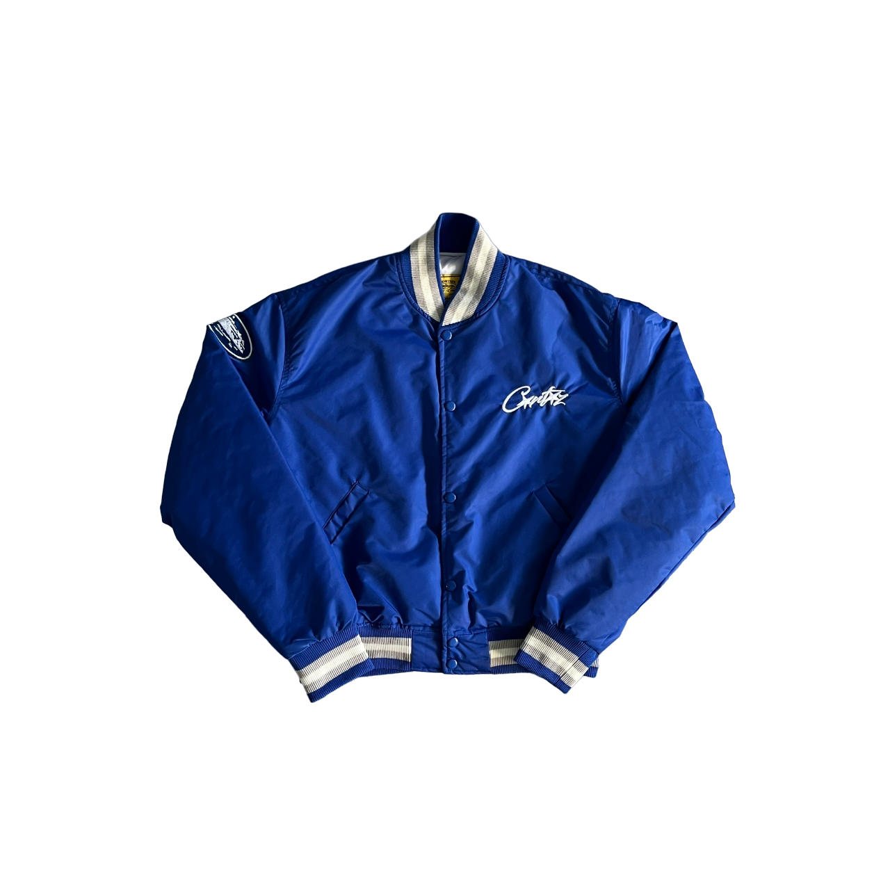 Corteiz blue stadium jacket - CopDripStar